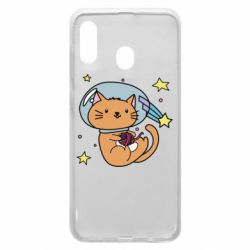 Чехол для Samsung A30 Space Cat - PrintSalon