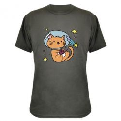 Камуфляжная футболка Space Cat - PrintSalon