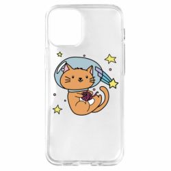 Чехол для iPhone 12 mini Space Cat - PrintSalon