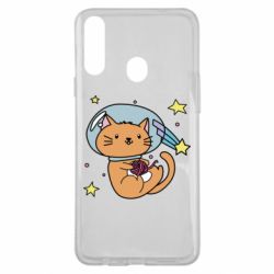 Чехол для Samsung A20s Space Cat - PrintSalon