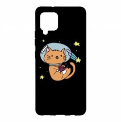 Чехол для Samsung A42 5G Space Cat - PrintSalon