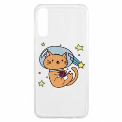 Чехол для Samsung A50 Space Cat - PrintSalon