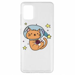 Чехол для Samsung A51 Space Cat - PrintSalon