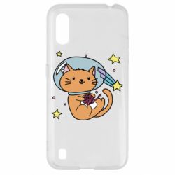 Чехол для Samsung A01/M01 Space Cat - PrintSalon