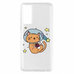 Чехол для Huawei P Smart 2021 Space Cat - PrintSalon