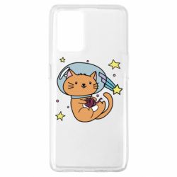 Чехол для Oppo A74 4G Space Cat - PrintSalon