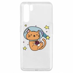 Чехол для Oppo A91/Reno3 Space Cat - PrintSalon