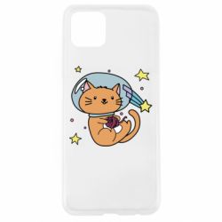 Чехол для Oppo A92s Space Cat - PrintSalon