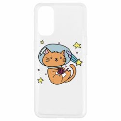 Чехол для Oppo Reno 4 Space Cat - PrintSalon