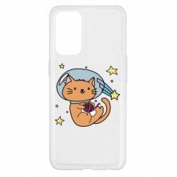 Чехол для Oppo Reno 5 4G Space Cat - PrintSalon