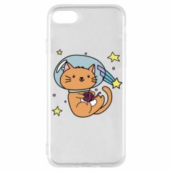 Чехол для iPhone SE 2022 Space Cat - PrintSalon