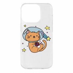 Чехол для iPhone 14 Pro Space Cat - PrintSalon