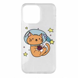 Чехол для iPhone 14 Pro Max Space Cat - PrintSalon