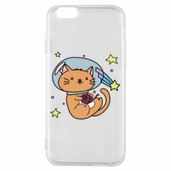 Чехол для iPhone 6/6S Space Cat - PrintSalon