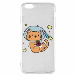 Чехол для iPhone 6 Plus/6S Plus Space Cat - PrintSalon
