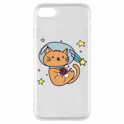 Чехол для iPhone 7 Space Cat - PrintSalon