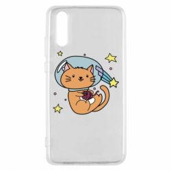 Чехол для Huawei P20 Space Cat - PrintSalon