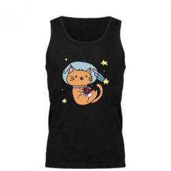 Мужская майка Space Cat - PrintSalon