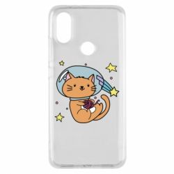 Чехол для Xiaomi Mi A2 Space Cat - PrintSalon