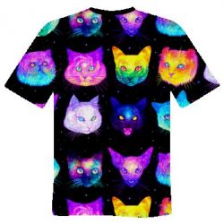 Чоловіча футболка 3D Space Cats - PrintSalon