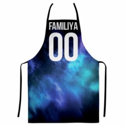 Фартух з 3D принтом Space is yourname-PrintSalon Фартух з 3D принтом Space is yourname