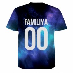 Мужская футболка 3D Space is yourname-PrintSalon Мужская футболка 3D Space is yourname