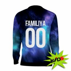 Дитячий 3D світшот Space is yourname