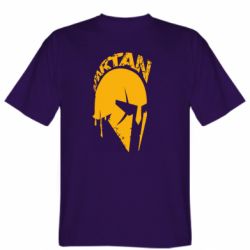 Мужская футболка Stedman Spartan minimalistic helmet - PrintSalon