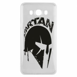 Чехол для Samsung J7 2016 Spartan minimalistic helmet - PrintSalon