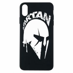 Чехол для iPhone Xs Max Spartan minimalistic helmet - PrintSalon
