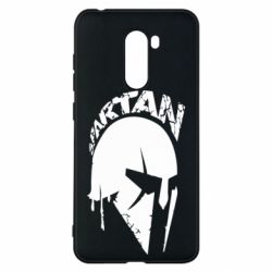 Чехол для Xiaomi Pocophone F1 Spartan minimalistic helmet - PrintSalon