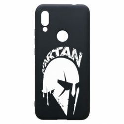 Чехол для Xiaomi Redmi 7 Spartan minimalistic helmet - PrintSalon