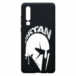 Чехол для Huawei P30 Spartan minimalistic helmet - PrintSalon