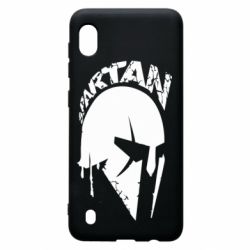 Чехол для Samsung A10 Spartan minimalistic helmet - PrintSalon