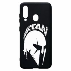 Чехол для Samsung A60 Spartan minimalistic helmet - PrintSalon