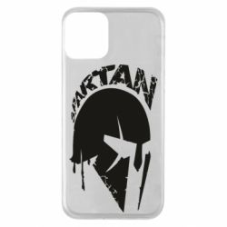 Чехол для iPhone 11 Spartan minimalistic helmet - PrintSalon