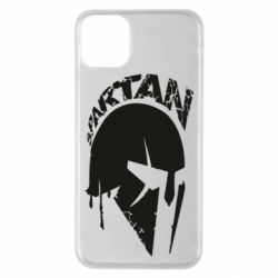 Чехол для iPhone 11 Pro Max Spartan minimalistic helmet - PrintSalon