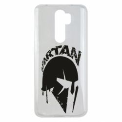 Чехол для Xiaomi Redmi Note 8 Pro Spartan minimalistic helmet - PrintSalon