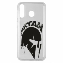 Чехол для Samsung M30 Spartan minimalistic helmet - PrintSalon