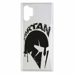 Чехол для Samsung Note 10 Plus Spartan minimalistic helmet - PrintSalon