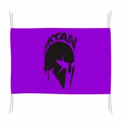 Флаг Spartan minimalistic helmet - PrintSalon