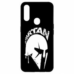 Чехол для Oppo A31 Spartan minimalistic helmet - PrintSalon