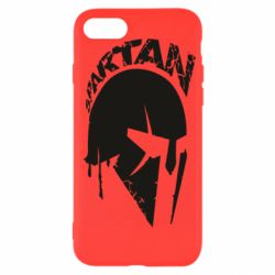 Чехол для iPhone SE 2020 Spartan minimalistic helmet - PrintSalon