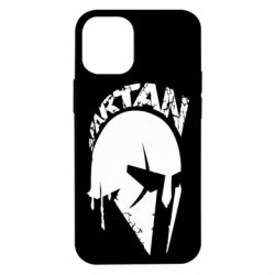 Чехол для iPhone 12 mini Spartan minimalistic helmet - PrintSalon