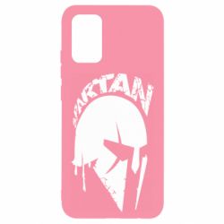 Чехол для Samsung A02s/M02s Spartan minimalistic helmet - PrintSalon