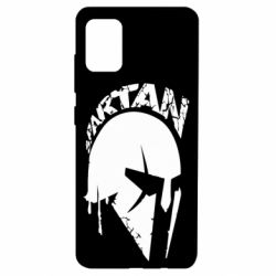 Чехол для Samsung A51 Spartan minimalistic helmet - PrintSalon