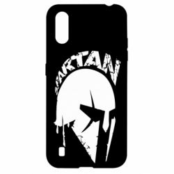 Чехол для Samsung A01/M01 Spartan minimalistic helmet - PrintSalon