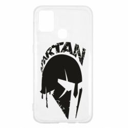 Чехол для Samsung M31 Spartan minimalistic helmet - PrintSalon