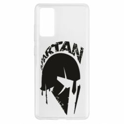 Чехол для Samsung S20 FE Spartan minimalistic helmet - PrintSalon