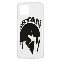 Чехол для Samsung Note 10 Lite Spartan minimalistic helmet - PrintSalon